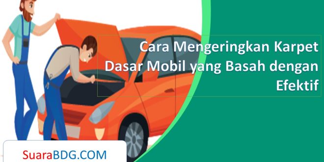 Cara Mengeringkan Karpet Dasar Mobil yang Basah dengan Efektif
