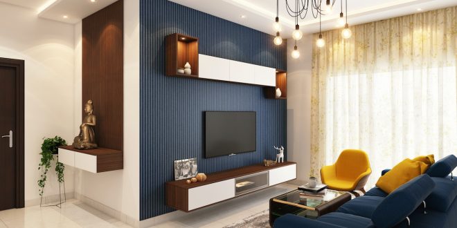 desain backdrop tv minimalis namun tetap modern