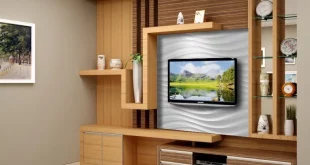 Backdrop TV Dekorasi Bata Ekspos