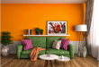 Lebih Ceria Dengan Dekorasi Warna Orange